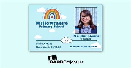 Primary School ID Card Rainbow